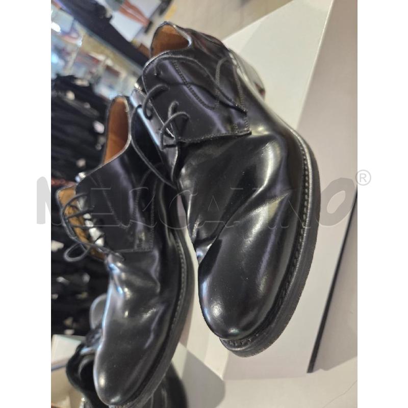 SCARPE UOMO PELLE NERE POLLINI | Mercatino dell'Usato Modena 1