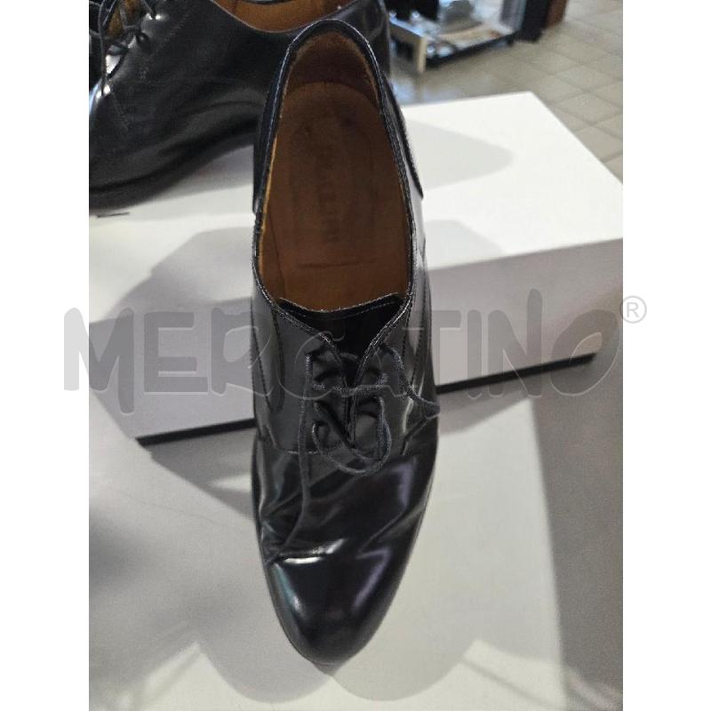 SCARPE UOMO PELLE NERE POLLINI | Mercatino dell'Usato Modena 3