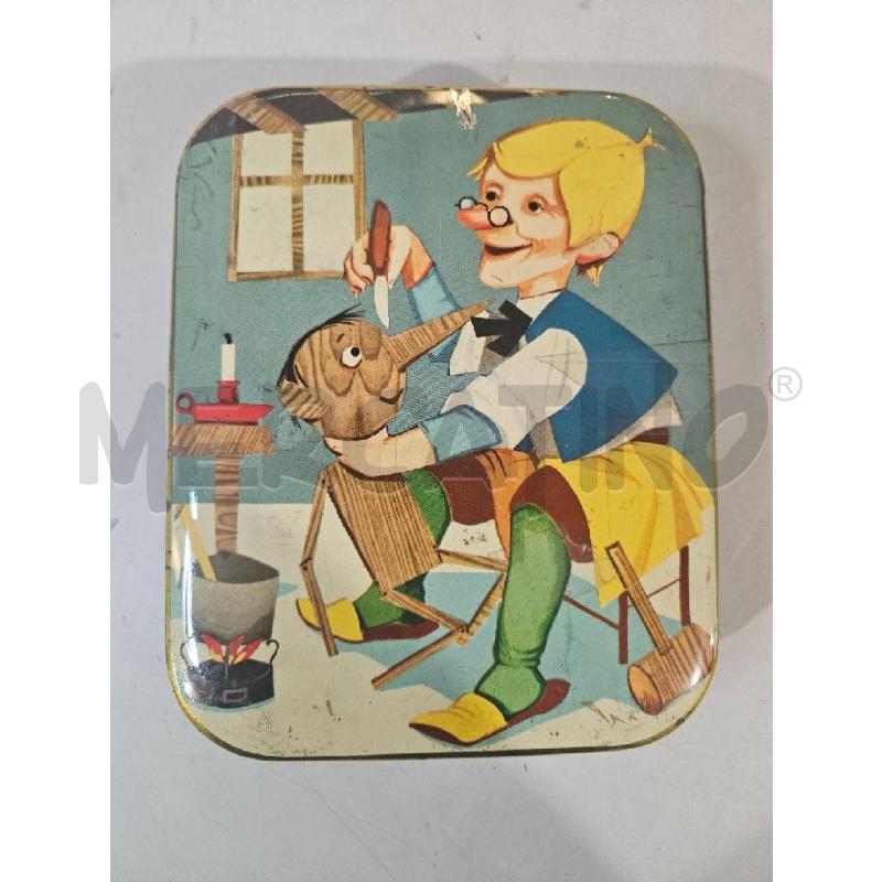 SCATOLA LATTA PINOCCHIO MOTTA VINTAGE  | Mercatino dell'Usato Modena 1