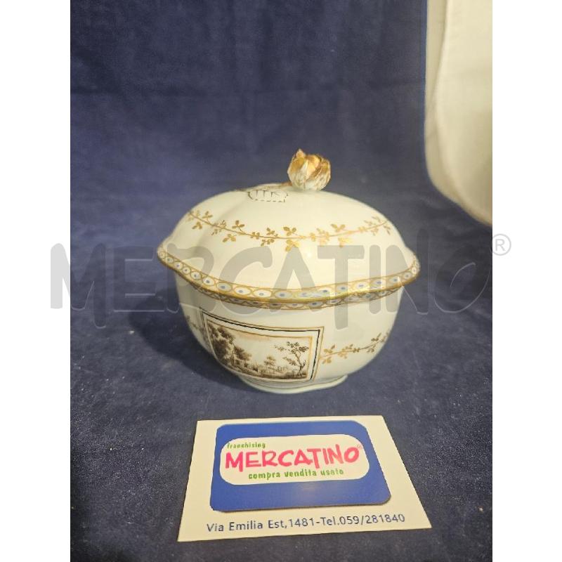 SCATOLA PRCLL PITTORIA GINORI POMELLO ROSA FILO ORO | Mercatino dell'Usato Modena 1