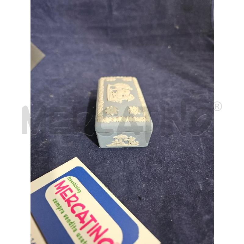 SCATOLINA BISCUIT WEDGWOOD BASSORILIEVI AZZURRA BIANCA | Mercatino dell'Usato Modena 4