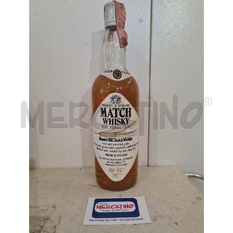 SCOTCH WHISKY MATCH 5 ANNI 750 43 | Mercatino dell'Usato Modena 1