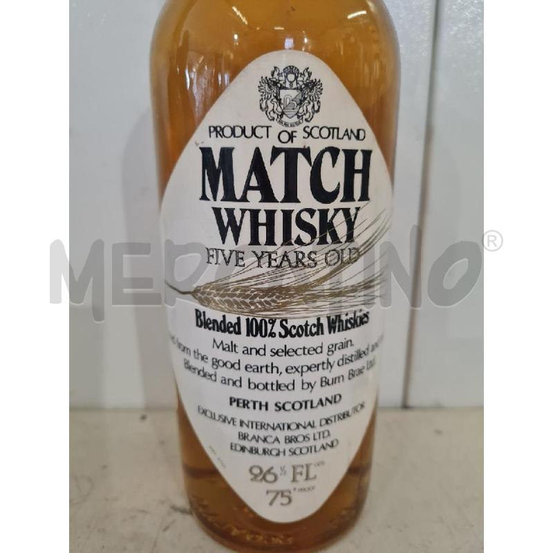 SCOTCH WHISKY MATCH 5 ANNI 750 43 | Mercatino dell'Usato Modena 3