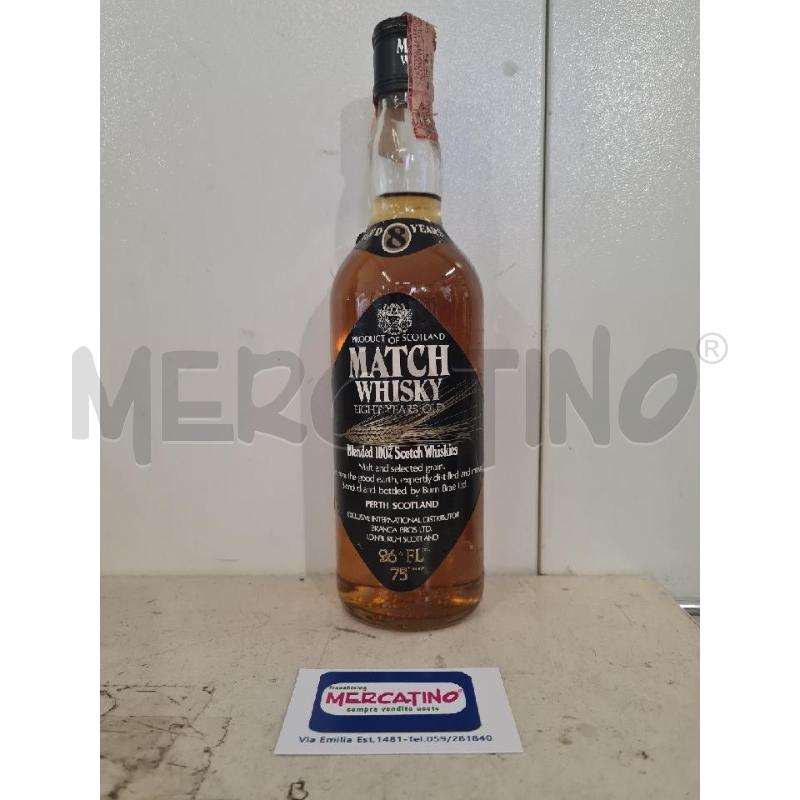 SCOTCH WHISKY MATCH 8 ANNI 750 43 | Mercatino dell'Usato Modena 1