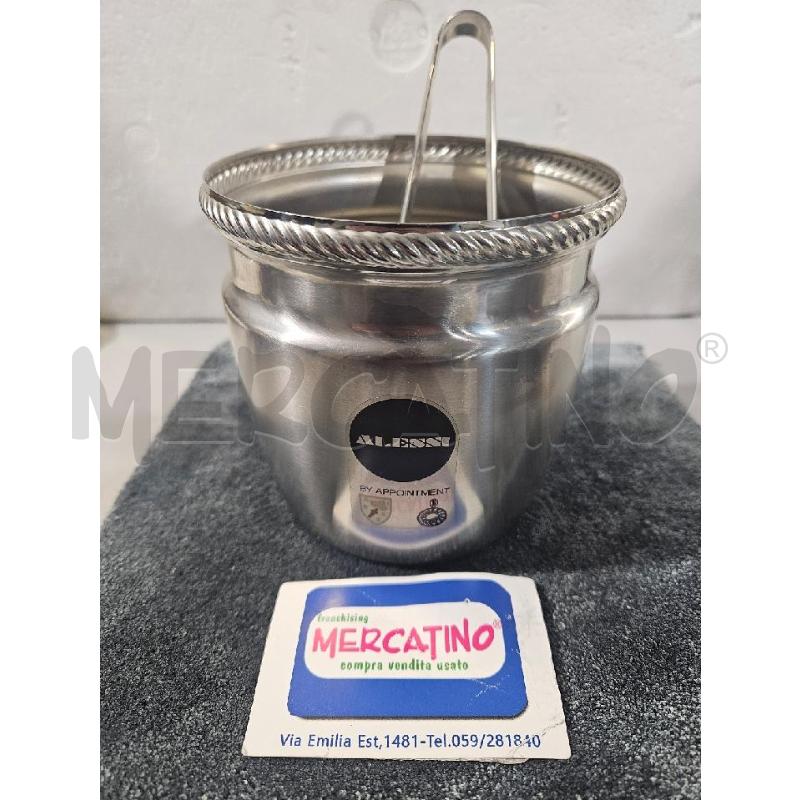 SECCHIELLO GHIACCIO INOX ALESSI MERCURIO DI CARLO | Mercatino dell'Usato Modena 1