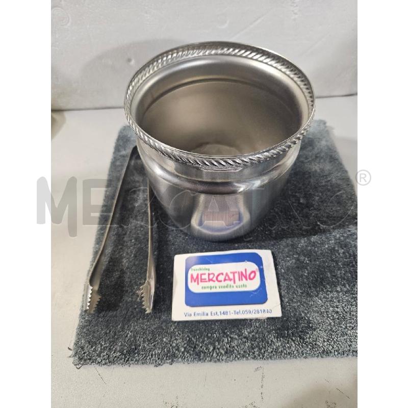 SECCHIELLO GHIACCIO INOX ALESSI MERCURIO DI CARLO | Mercatino dell'Usato Modena 3