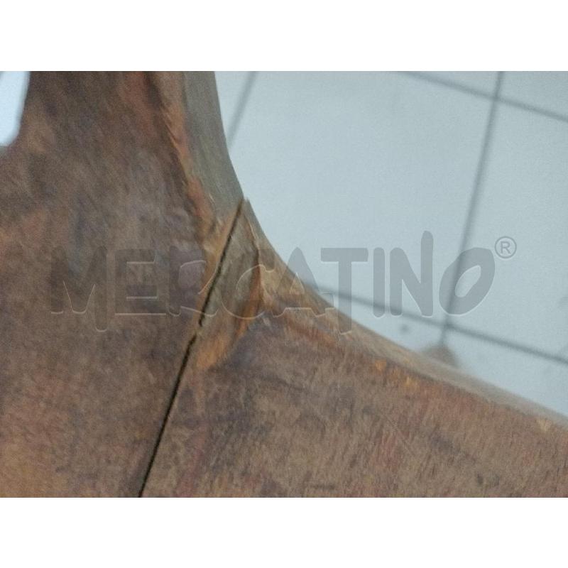 SEDIA DA PARTO LEGNO ART DECO DIFETTO | Mercatino dell'Usato Modena 3