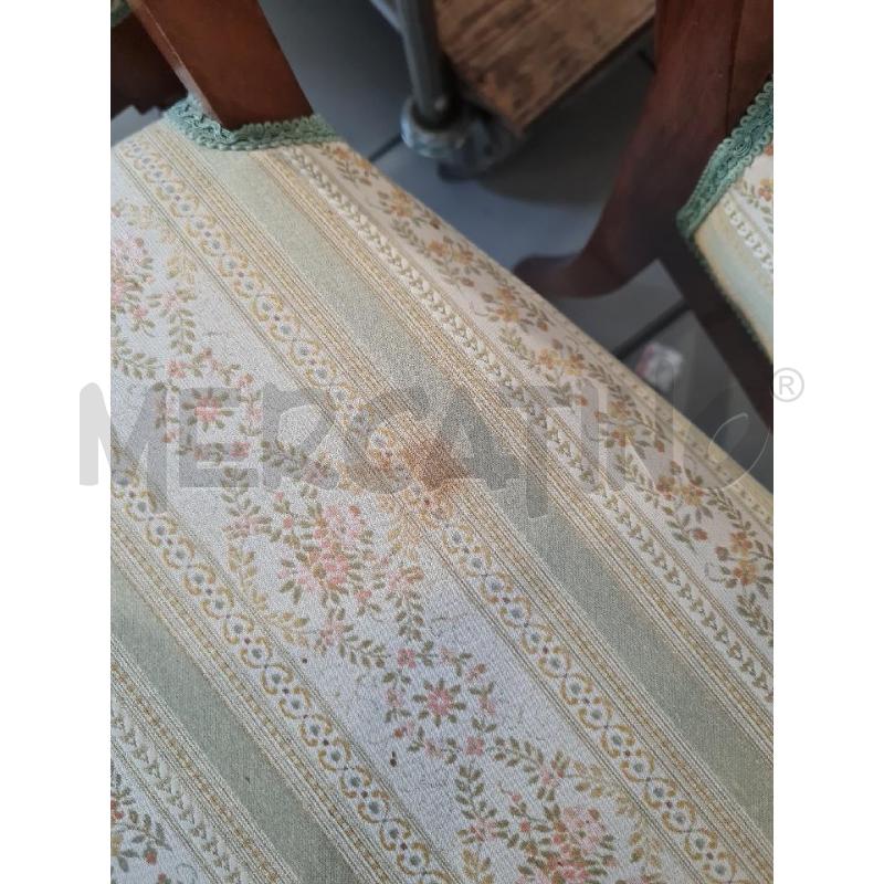 SEDIE PZ. 6 LEGNO IMBOTTITE DUE MACCHIATE | Mercatino dell'Usato Modena 4