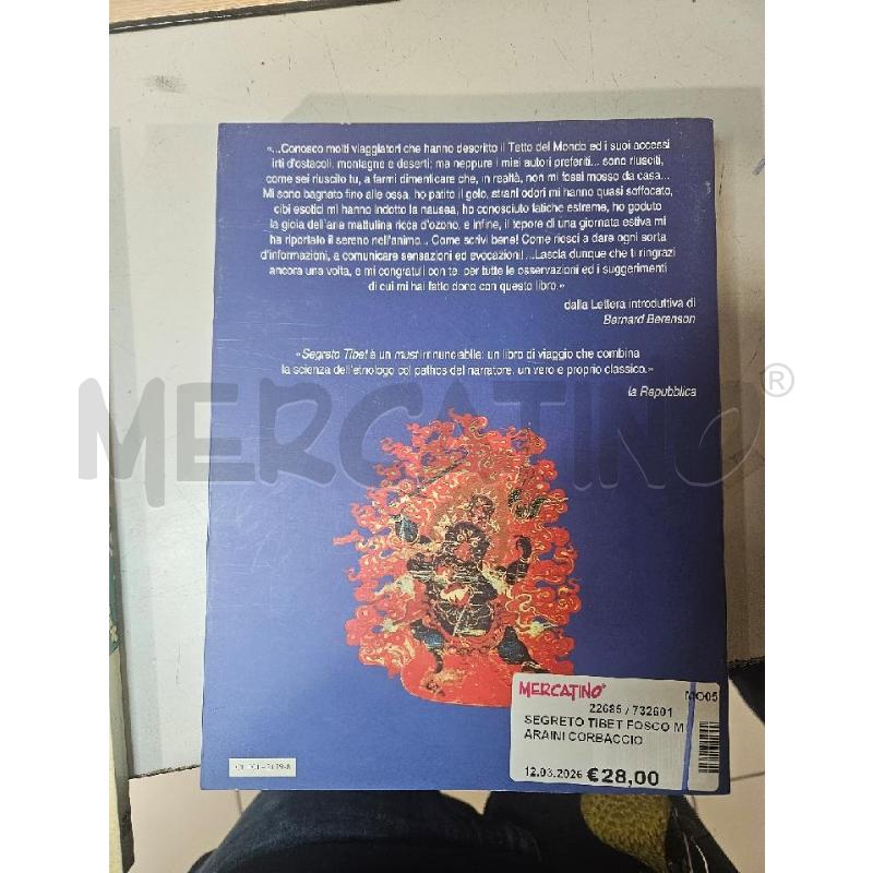 SEGRETO TIBET FOSCO MARAINI CORBACCIO - LIBRO | Mercatino dell'Usato Modena 2