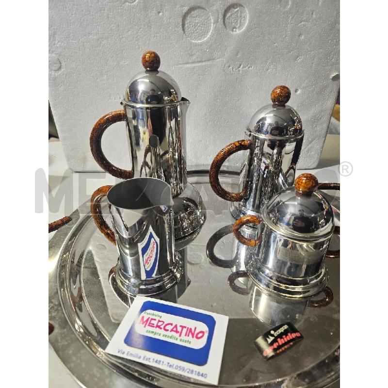 SERV. MOKA+ ZLL+ VASSOIO INOXPRAN ORCHIDEA | Mercatino dell'Usato Modena 3