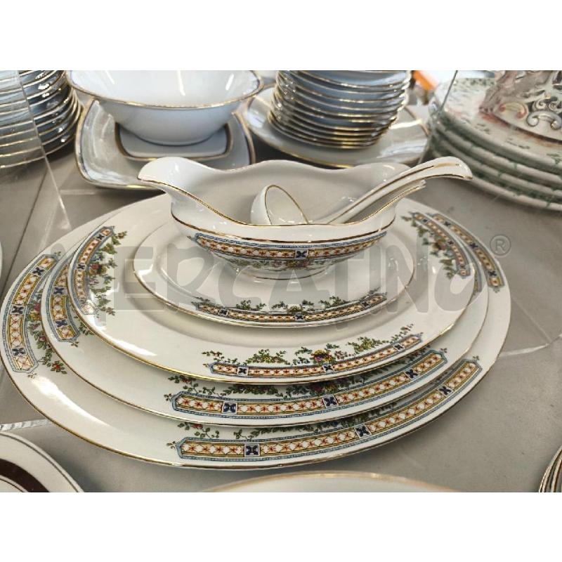 SERV. PIATTI 12+35+12+11 PRCLL H&C SELB BAVARIA HEINRICH  FILO ORO FIORI | Mercatino dell'Usato Modena 3
