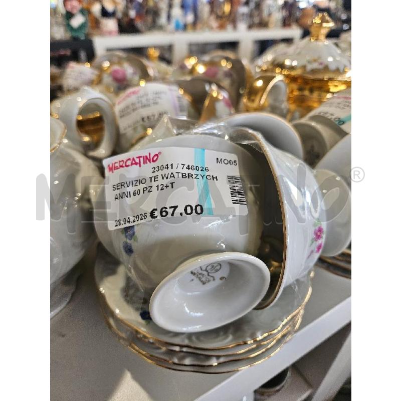 SERVIZIO TE WATBRZYCH ANNI 60 PZ 12+TL | Mercatino dell'Usato Modena 2