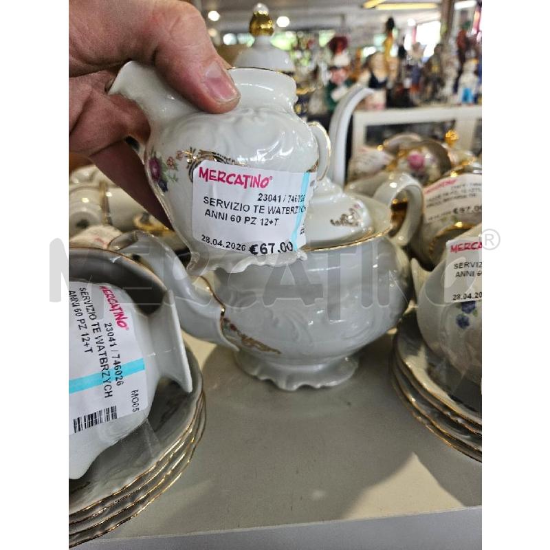 SERVIZIO TE WATBRZYCH ANNI 60 PZ 12+TL | Mercatino dell'Usato Modena 4