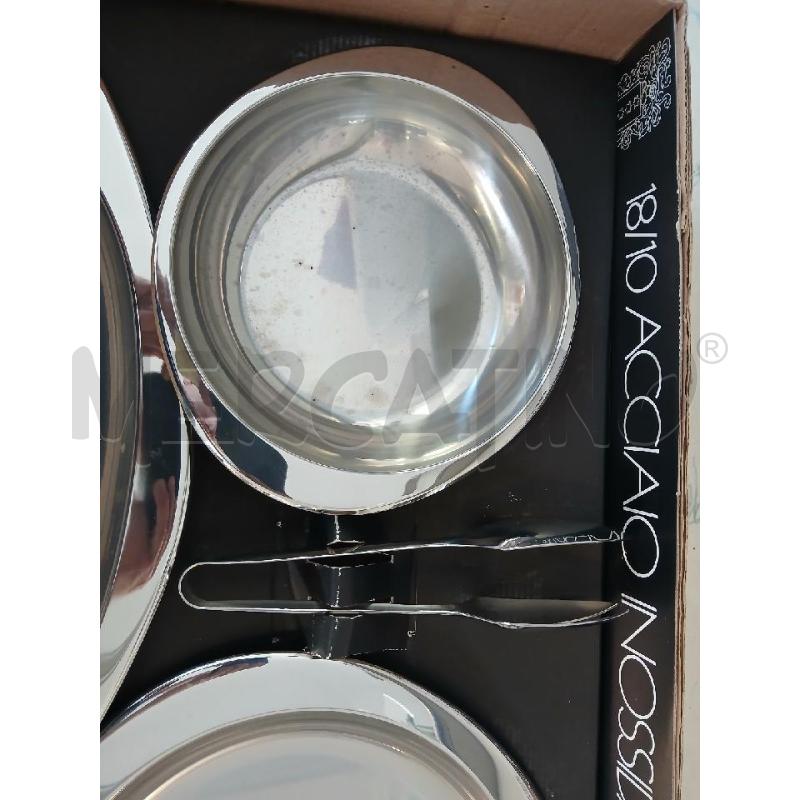 SET PZ.6 INOX VASSOI EFFEPI PIAZZA | Mercatino dell'Usato Modena 2