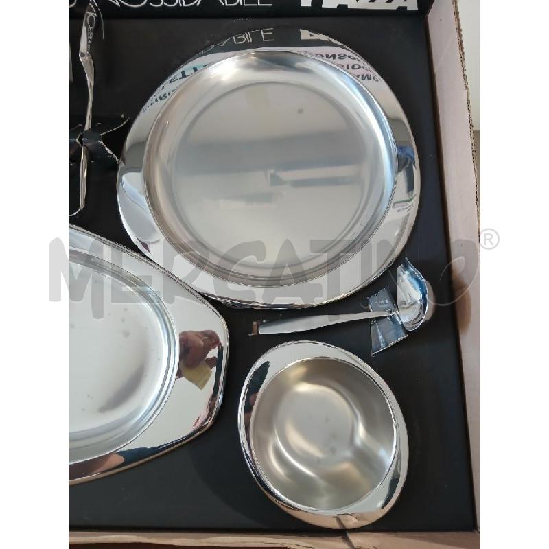 SET PZ.6 INOX VASSOI EFFEPI PIAZZA | Mercatino dell'Usato Modena 3
