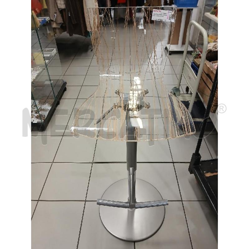 SGABELLO MET. PLEXIGLASS COLICO DI MARTINO  | Mercatino dell'Usato Modena 1