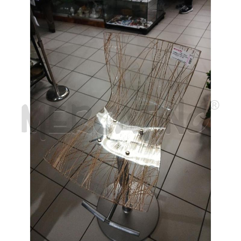 SGABELLO MET. PLEXIGLASS COLICO DI MARTINO  | Mercatino dell'Usato Modena 2
