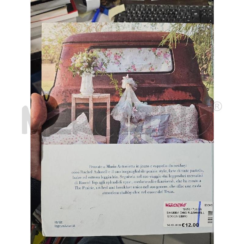 SHABBY CHIC R.ASHWELL LOGOS LIBRO | Mercatino dell'Usato Modena 2