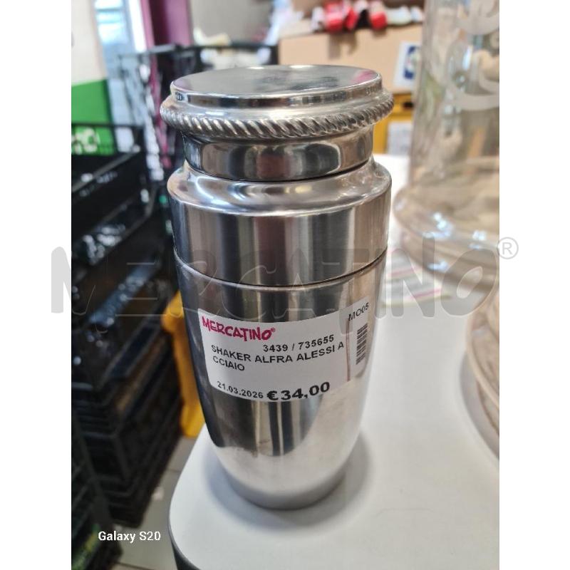 SHAKER ALFRA ALESSI ACCIAIO | Mercatino dell'Usato Modena 1