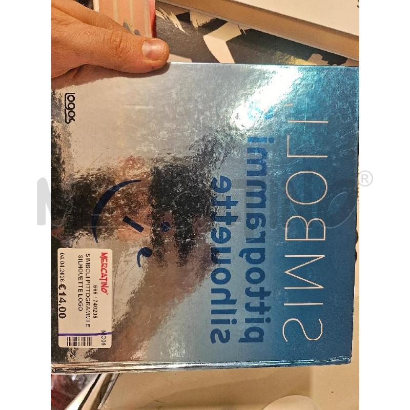 SIMBOLI PITTOGRAMMI E SILHOUETTE LOGOS LIBRO | Mercatino dell'Usato Modena 2