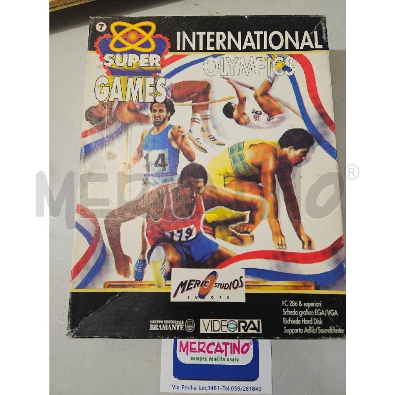SIUPER GAMES INTERNATIONAL OLYMPICS MERITO STUDIOS - PC VIDEO GIOCO  | Mercatino dell'Usato Modena 1
