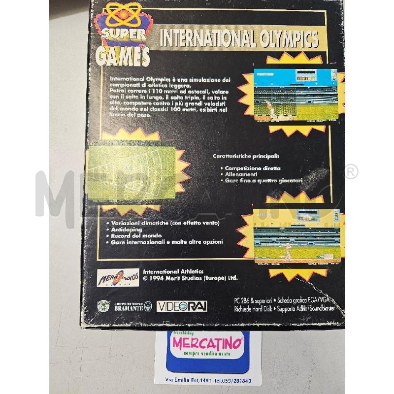 SIUPER GAMES INTERNATIONAL OLYMPICS MERITO STUDIOS - PC VIDEO GIOCO  | Mercatino dell'Usato Modena 3