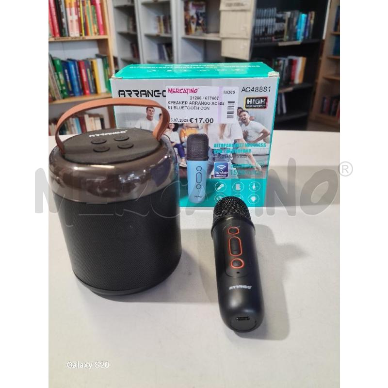 SPEAKER ARRANGO AC48881 BLUETOOTH CON MICROFONO  | Mercatino dell'Usato Modena 1