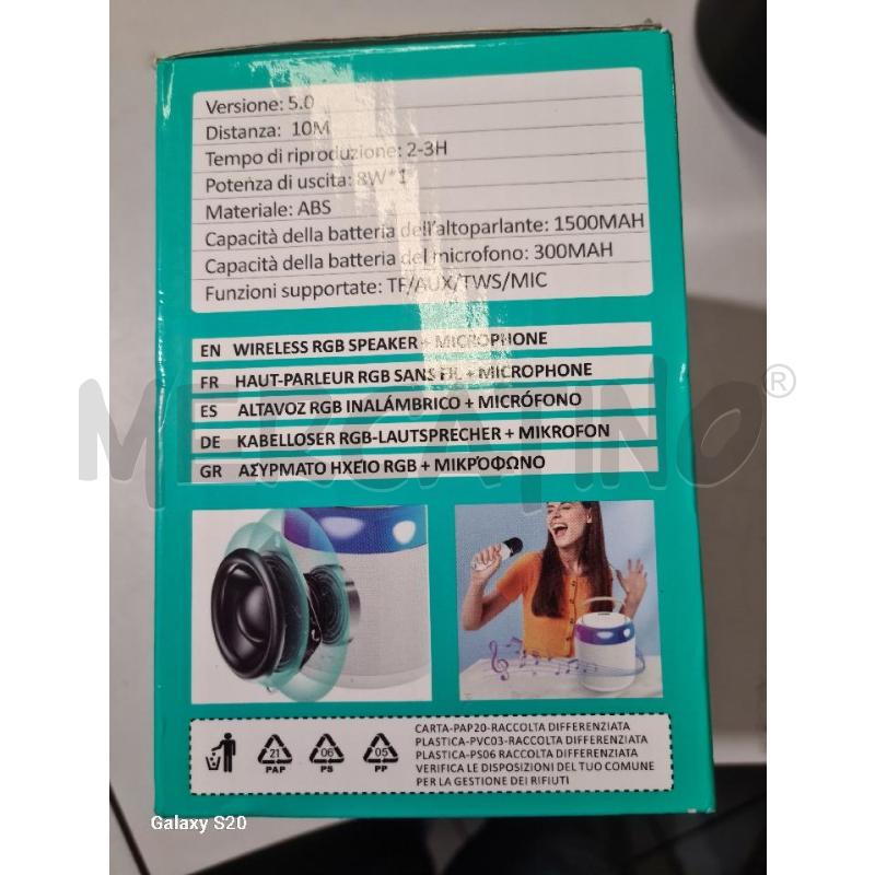 SPEAKER ARRANGO AC48881 BLUETOOTH CON MICROFONO  | Mercatino dell'Usato Modena 3