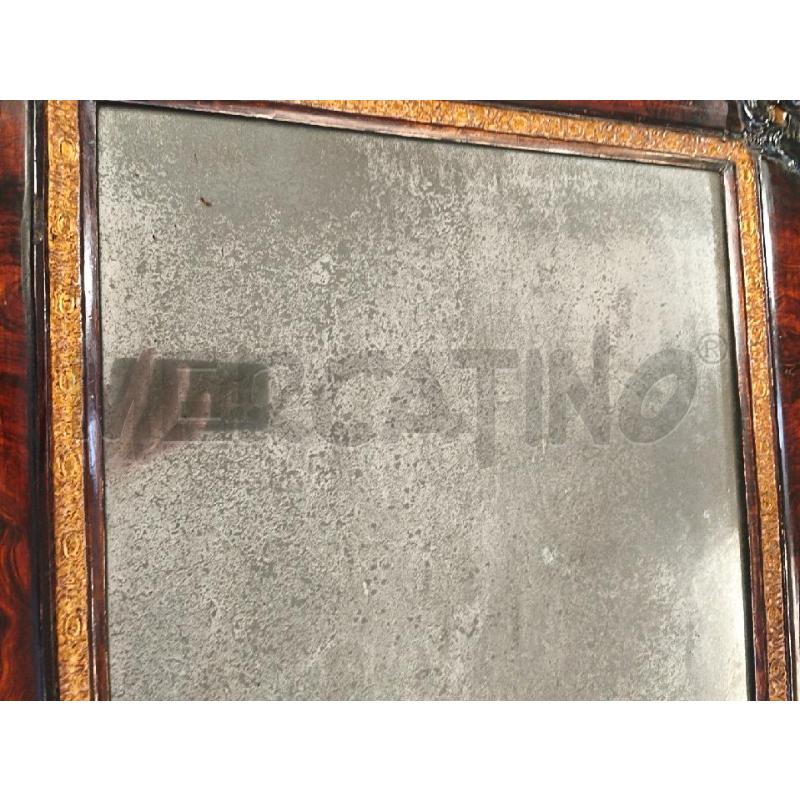 SPECCHIO ANTICO RETT. LEGNO 85X70CM CON DORATURE | Mercatino dell'Usato Modena 4