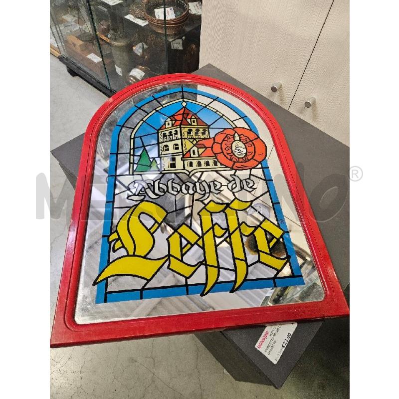 SPECCHIO BIRRA LEFFE 63X45CM | Mercatino dell'Usato Modena 1