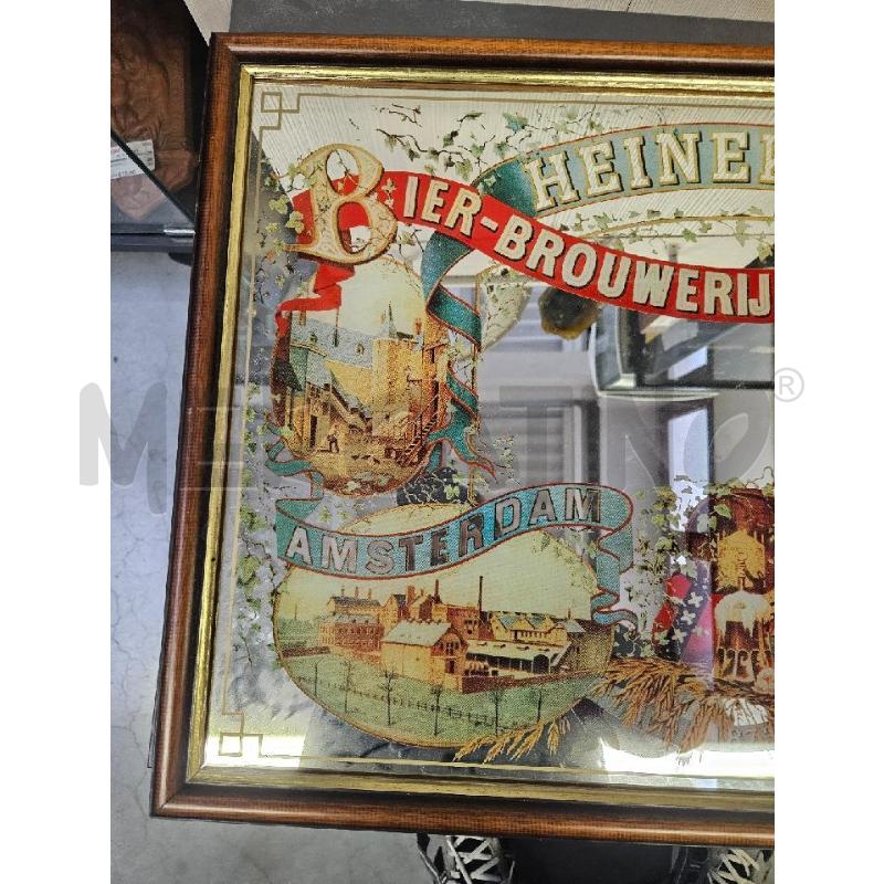 SPECCHIO HEINEKEN'S 65X46CM | Mercatino dell'Usato Modena 3