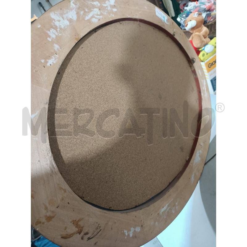SPECCHIO OVALE 86X67CM CORNICE LEGNO DORATA | Mercatino dell'Usato Modena 4