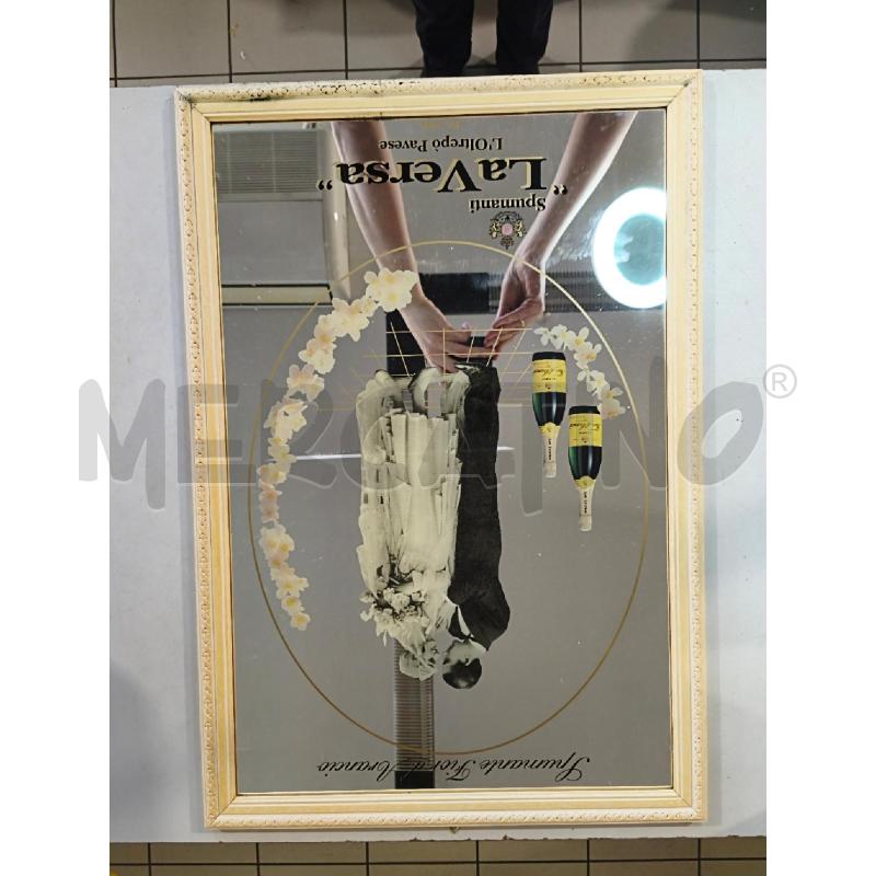 SPECCHIO SPUMANTI LA VERSA 65X45CM  | Mercatino dell'Usato Modena 1