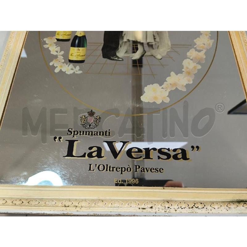 SPECCHIO SPUMANTI LA VERSA 65X45CM  | Mercatino dell'Usato Modena 2