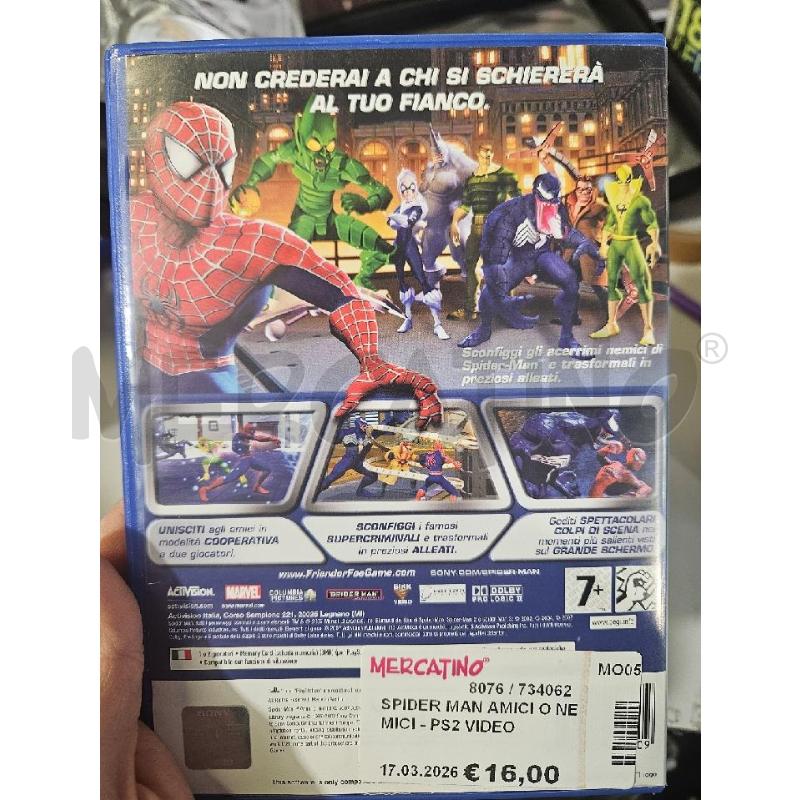 SPIDER MAN AMICI O NEMICI - PS2 VIDEO GIOCO  | Mercatino dell'Usato Modena 2