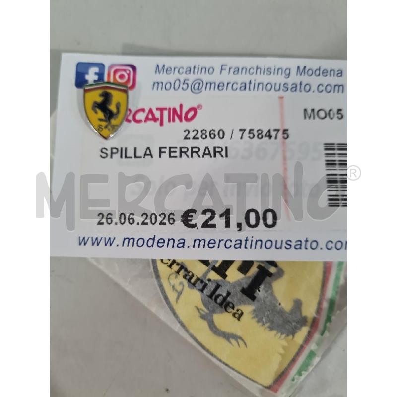 SPILLA FERRARI | Mercatino dell'Usato Modena 1