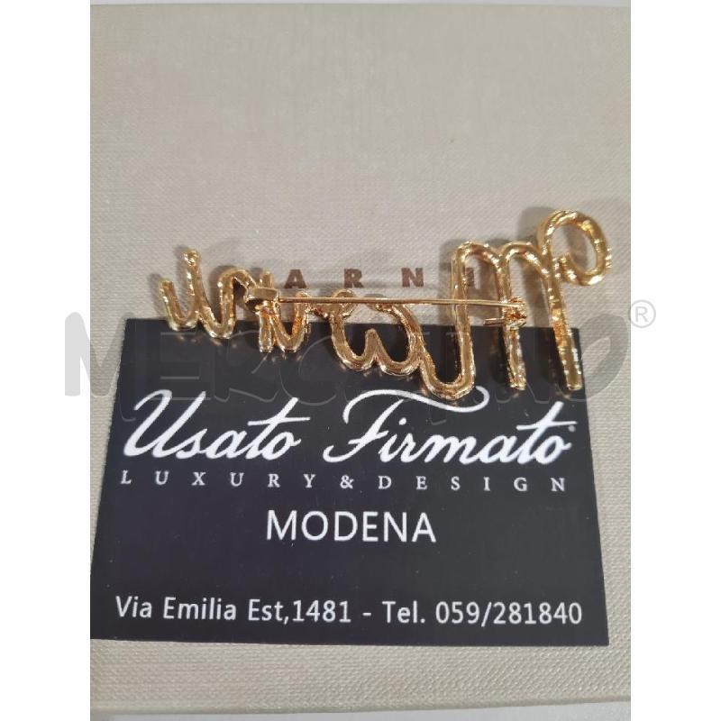 SPILLA MARNI IN OTTONE CON GAL ORO | Mercatino dell'Usato Modena 2