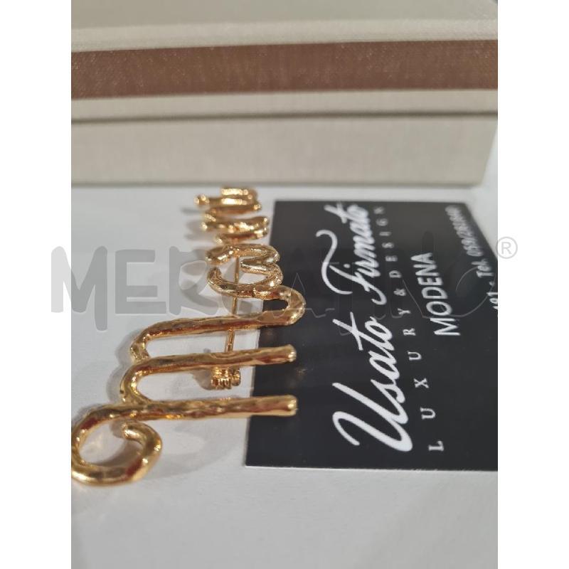 SPILLA MARNI IN OTTONE CON GAL ORO | Mercatino dell'Usato Modena 3