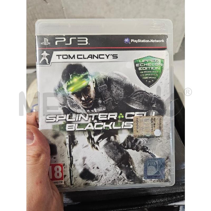 SPLINTER CELL BLACKLIST - PS3 VIDEO GIOCO  | Mercatino dell'Usato Modena 1