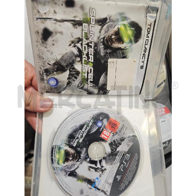SPLINTER CELL BLACKLIST - PS3 VIDEO GIOCO  | Mercatino dell'Usato Modena 3