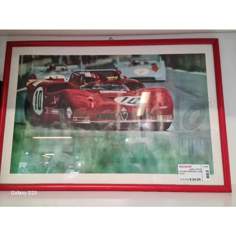 STAMPA FERRARI 10 54X37CM | Mercatino dell'Usato Modena 1