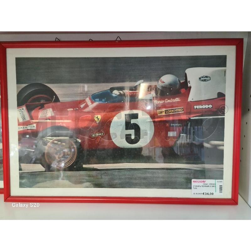 STAMPA FERRARI 5 54X37CM | Mercatino dell'Usato Modena 1