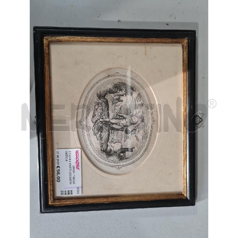 STAMPA PUTTI 28X24CM ANTICA | Mercatino dell'Usato Modena 1