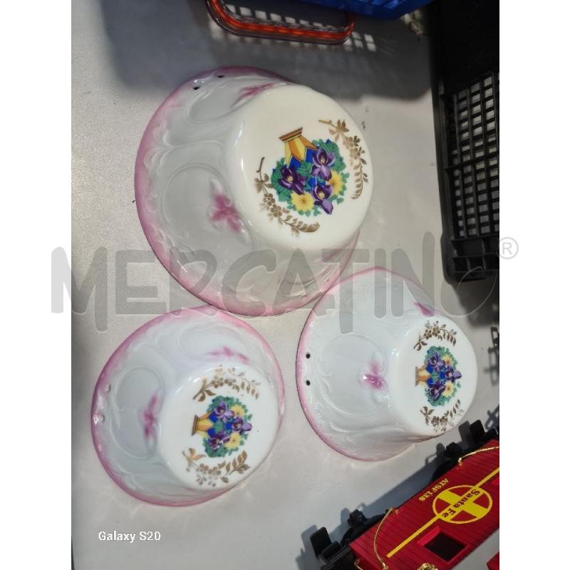 STAMPI PZ. 3 CER. BUDINO ROSA FIORI | Mercatino dell'Usato Modena 1