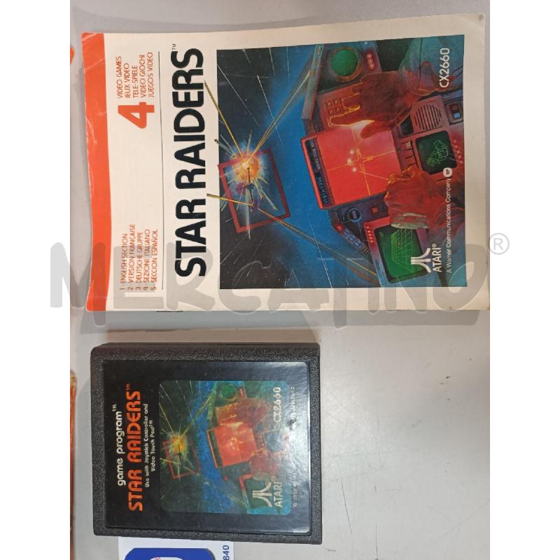 STAR RAIDERS CX2660 - ATARI VIDEO GIOCO  | Mercatino dell'Usato Modena 2