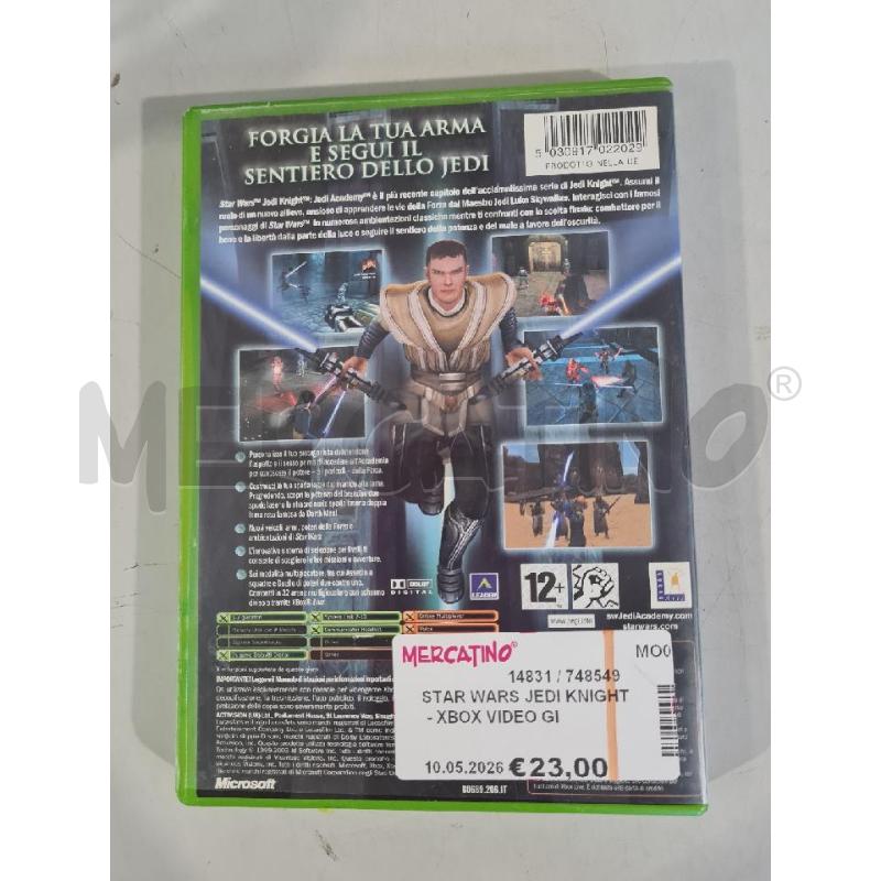STAR WARS JEDI KNIGHT - XBOX VIDEO GIOCO  | Mercatino dell'Usato Modena 3