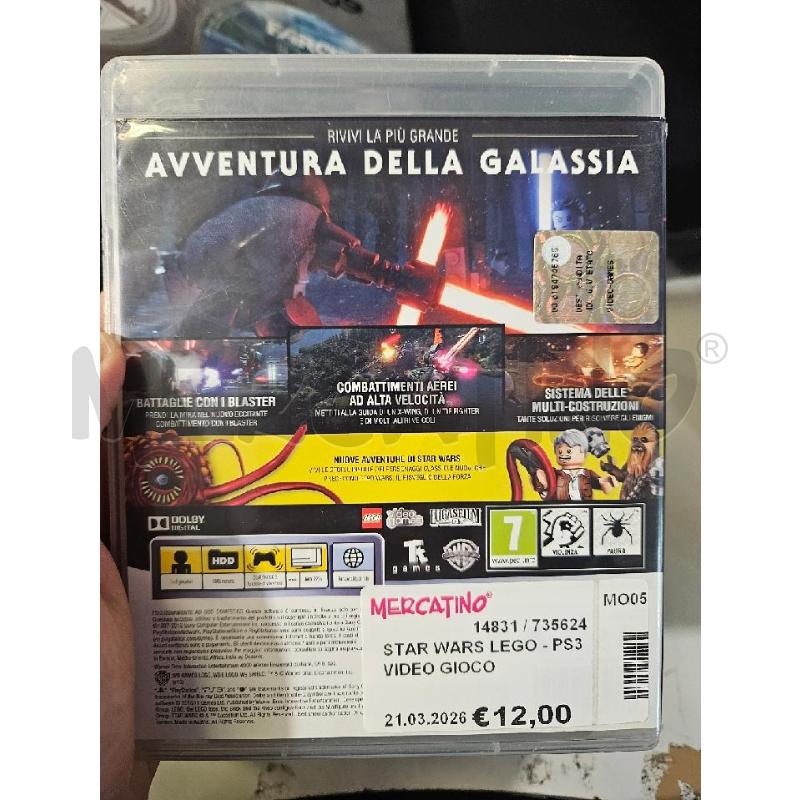 STAR WARS LEGO - PS3 VIDEO GIOCO  | Mercatino dell'Usato Modena 2