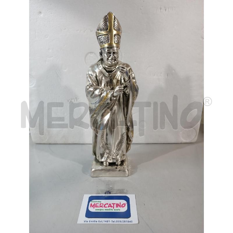 STATUA PAPA GIOVANNI PAOLO II RES. 30CM | Mercatino dell'Usato Modena 1