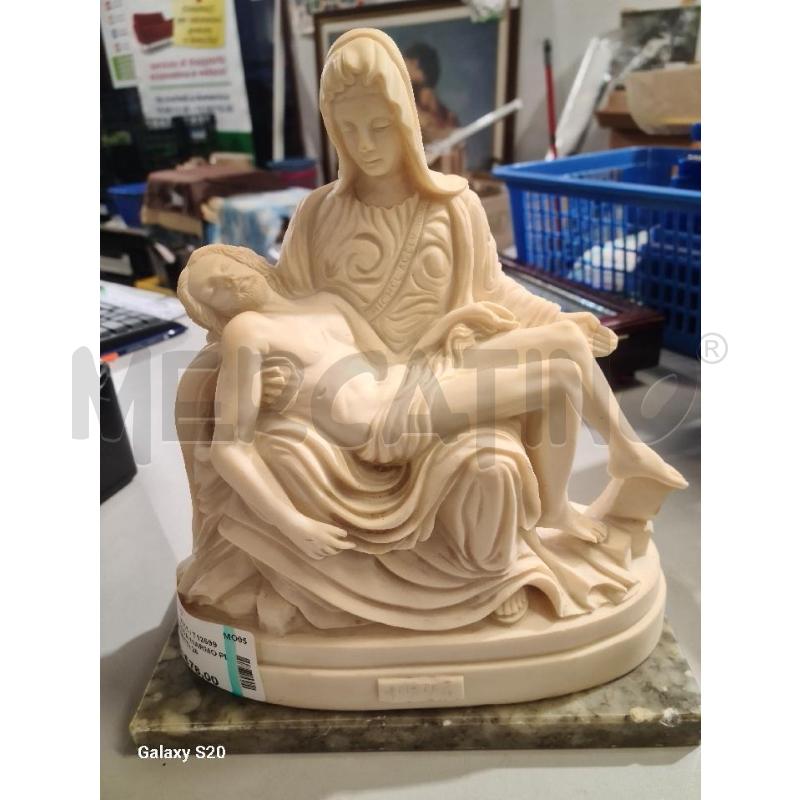 STATUA PASTA MARMO PIETA GIANNETTI 26CM | Mercatino dell'Usato Modena 1