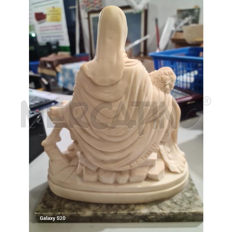 STATUA PASTA MARMO PIETA GIANNETTI 26CM | Mercatino dell'Usato Modena 2
